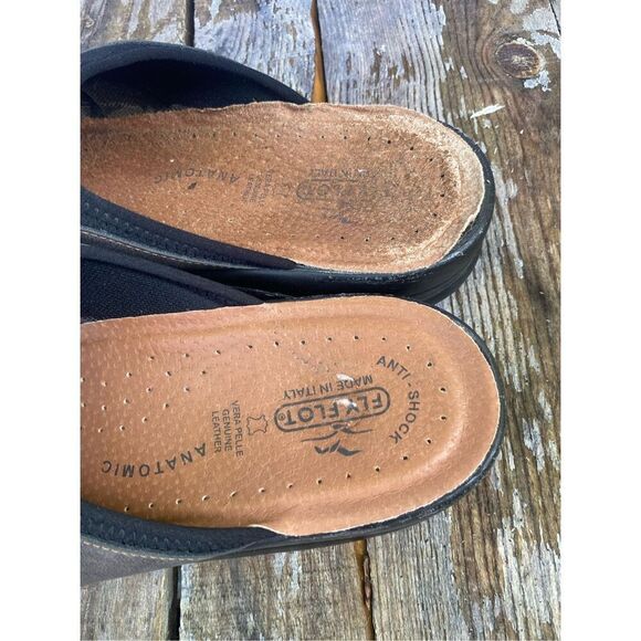 Fly Flot Men’s Size 11 (EU 45) Leather Slide Sandals Anti-Shock Made in Italy - Picture 9 of 10